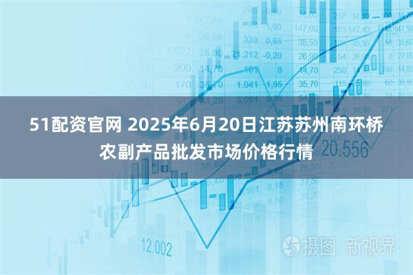51配资官网 2025年6月20日江苏苏州南环桥农副产品批发市场价格行情